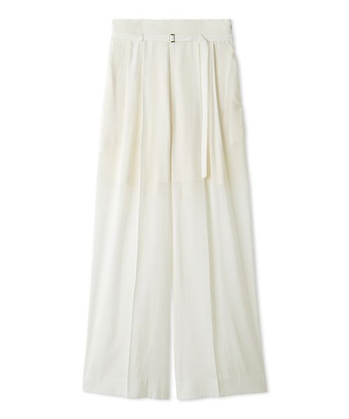 FRAY I.D(フレイアイディー)の「セミシアーハイウエストパンツ/ウォッシャブル(その他パンツ・レディース・ブラック/グレー/ホワイト・0/1)」の4枚目の写真