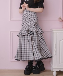 セットアップ対応/新色登場】ストーン付きフィッシュテールスカート