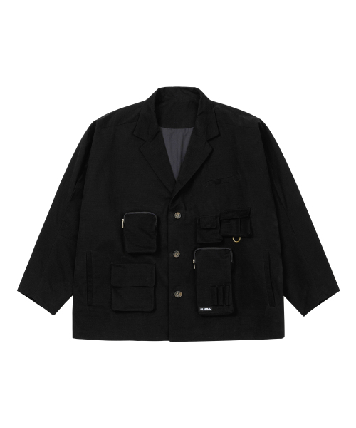 AJOBYAJO（アジョバイアジョ）の「Multi Pocket Batwing Jacket [BLACK]（テーラードジャケット・メンズ・その他・FREE）」の2枚目の写真