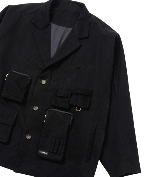 AJOBYAJO（アジョバイアジョ）の「Multi Pocket Batwing Jacket [BLACK]（テーラードジャケット・メンズ・その他・FREE）」の4枚目の写真
