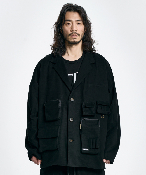 AJOBYAJO（アジョバイアジョ）の「Multi Pocket Batwing Jacket [BLACK]（テーラードジャケット・メンズ・その他・FREE）」の10枚目の写真