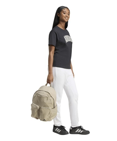 adidas（アディダス）の「アディダス adidas COLLEGIATE グラフィック Tシャツ（Tシャツ/カットソー・レディース・ブラック/ベージュ/オフホワイト・S/M/L/XL）」の13枚目の写真