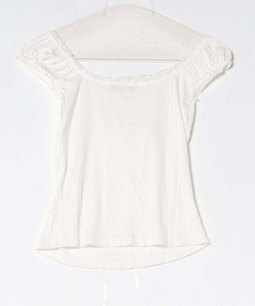 IMARI(イマリ)の「【 IMARI / イマリ 】 レトロムード ガーリー フロント リボン トップス #(Tシャツ/カットソー・レディース・ホワイト/グレー/ブルー・FREE)」の19枚目の写真