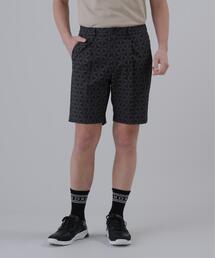 【St ANDREWS】【吸水速乾】【ストレッチ】トライアングルロゴプリントショートパンツ (MENS)