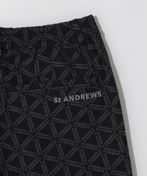 St ANDREWS(セントアンドリュース)の「【St ANDREWS】【吸水速乾】【ストレッチ】トライアングルロゴプリントショートパンツ (MENS)(その他パンツ・メンズ・ブラック/ベージュ・L/LL/M)」の14枚目の写真