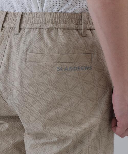 St ANDREWS(セントアンドリュース)の「【St ANDREWS】【吸水速乾】【ストレッチ】トライアングルロゴプリントショートパンツ (MENS)(その他パンツ・メンズ・ブラック/ベージュ・L/LL/M)」の20枚目の写真