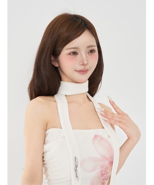 Darich（ダーリッチ）の「Orchidflowerパイルベアトップ（その他トップス・レディース・ホワイト/グレー/ピンク・FREE）」の18枚目の写真