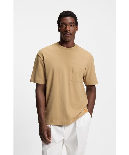 BOSS(ボス)の「BOSS x Steiff オールジェンダー Tシャツ コットン(Tシャツ/カットソー・メンズ・ベージュ/ホワイト・XXL/L/S/XS/XL/M)」の2枚目の写真