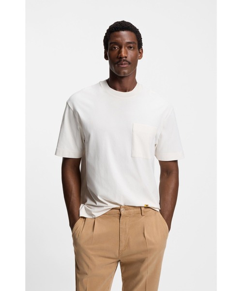 BOSS(ボス)の「BOSS x Steiff オールジェンダー Tシャツ コットン(Tシャツ/カットソー・メンズ・ベージュ/ホワイト・XXL/L/S/XS/XL/M)」の1枚目の写真