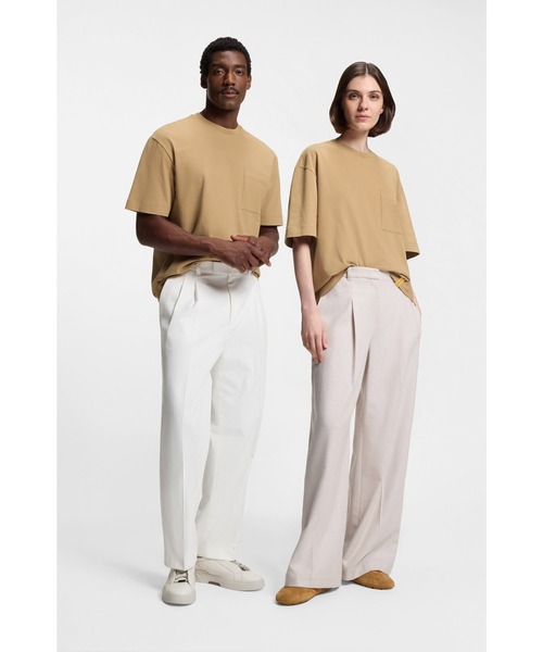 BOSS(ボス)の「BOSS x Steiff オールジェンダー Tシャツ コットン(Tシャツ/カットソー・メンズ・ベージュ/ホワイト・XXL/L/S/XS/XL/M)」の11枚目の写真