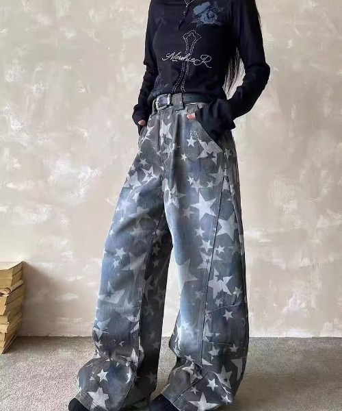 UP START（アップスタート）の「【LAMPOON】スターカモフラージュカーブパンツ（その他パンツ・レディース・カーキ・LARGE/MEDIUM/SMALL）」の5枚目の写真