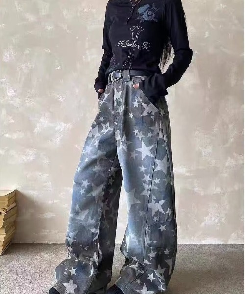 UP START（アップスタート）の「【LAMPOON】スターカモフラージュカーブパンツ（その他パンツ・レディース・カーキ・LARGE/MEDIUM/SMALL）」の10枚目の写真