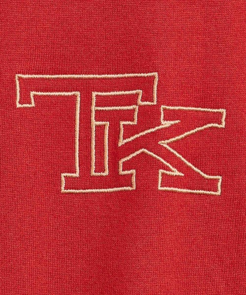 40ｃｔ＆525（フォーティーカラッツアンドゴーニーゴ）の「【Sサイズ～】TKワンポイント刺繍半袖Tシャツ（Tシャツ/カットソー・メンズ・ベージュ/ワインレッド・01/04/03/02）」の11枚目の写真