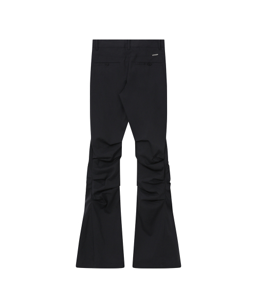 セール】Shirring pocket bootscut pants BLACK（その他パンツ
