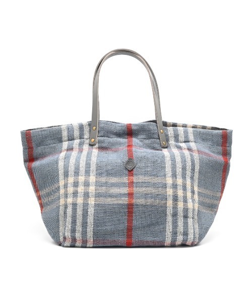 CLEDRAN(クレドラン)の「【A4サイズも入る大容量】CL3913 HAND&WORK COTTON JUTE STRIPE TOTE L(トートバッグ・レディース・ベージュ/ブルーグレー/ブルー/グレー/ブラック・FREE)」の5枚目の写真
