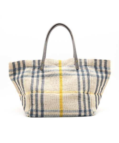 CLEDRAN(クレドラン)の「【A4サイズも入る大容量】CL3913 HAND&WORK COTTON JUTE STRIPE TOTE L(トートバッグ・レディース・ベージュ/ブルーグレー/ブルー/グレー/ブラック・FREE)」の6枚目の写真