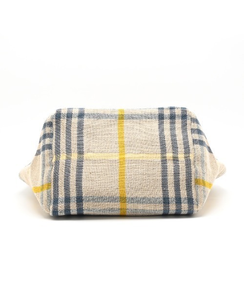 CLEDRAN(クレドラン)の「【A4サイズも入る大容量】CL3913 HAND&WORK COTTON JUTE STRIPE TOTE L(トートバッグ・レディース・ベージュ/ブルーグレー/ブルー/グレー/ブラック・FREE)」の7枚目の写真