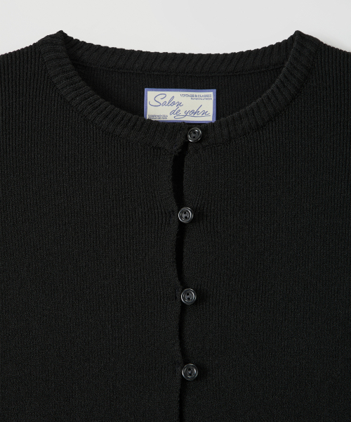 SALON DE YOHN（サロンドヨーン）の「Button Slit Cardigan_ Black（ニット/セーター・レディース・その他・FREE）」の3枚目の写真