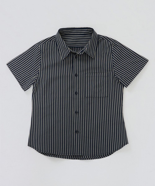 FTW(エフティダブリュー)の「STRIPE COMPACT SHIRTS(シャツ/ブラウス・レディース・ネイビー/ベージュ・SMALL/MEDIUM)」の11枚目の写真