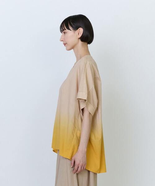 LOISIR(ロワズィール)の「インドコットンボイルハンド段染めブラウス(シャツ/ブラウス・レディース・ベージュ系その他/ブルー系その他・FREE)」の10枚目の写真
