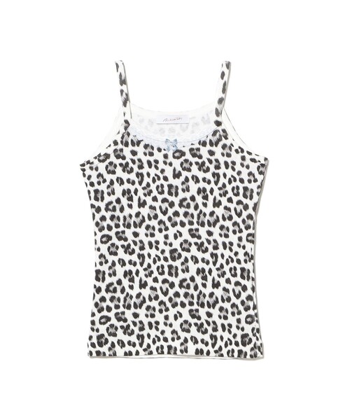 Ray BEAMS(レイビームス)の「Available Today / animal cami(Tシャツ/カットソー・レディース・ピンク/ブラック/ベージュ・ONE SIZE)」の4枚目の写真