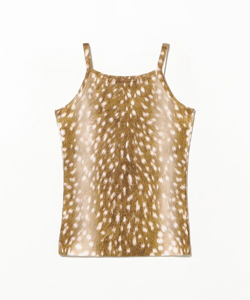 Ray BEAMS(レイビームス)の「Available Today / animal cami(Tシャツ/カットソー・レディース・ピンク/ブラック/ベージュ・ONE SIZE)」の8枚目の写真