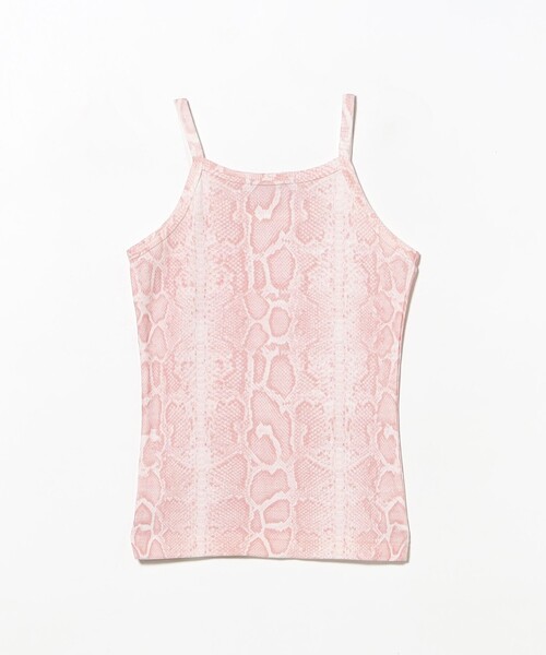 Ray BEAMS(レイビームス)の「Available Today / animal cami(Tシャツ/カットソー・レディース・ピンク/ブラック/ベージュ・ONE SIZE)」の13枚目の写真