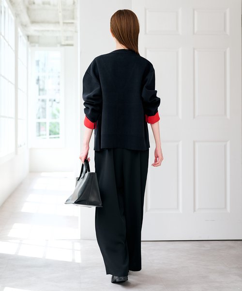 U by SPICK&SPAN(ユーバイスピックアンドスパン)の「《WEB限定 / 追加 / 2枚セット》WPL トラウザーサロペット(つなぎ/オールインワン・レディース・ブラック/モカ・36/38)」の6枚目の写真