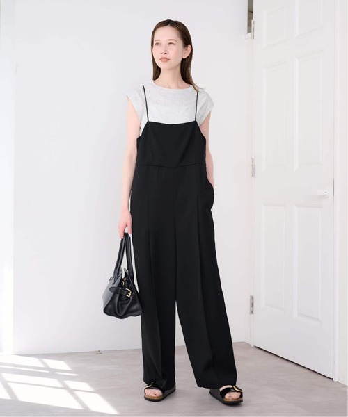 U by SPICK&SPAN(ユーバイスピックアンドスパン)の「《WEB限定 / 追加 / 2枚セット》WPL トラウザーサロペット(つなぎ/オールインワン・レディース・ブラック/モカ・36/38)」の9枚目の写真