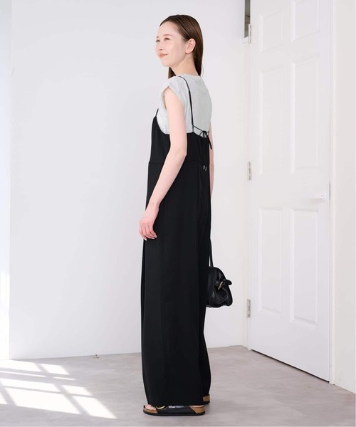 U by SPICK&SPAN(ユーバイスピックアンドスパン)の「《WEB限定 / 追加 / 2枚セット》WPL トラウザーサロペット(つなぎ/オールインワン・レディース・ブラック/モカ・36/38)」の12枚目の写真