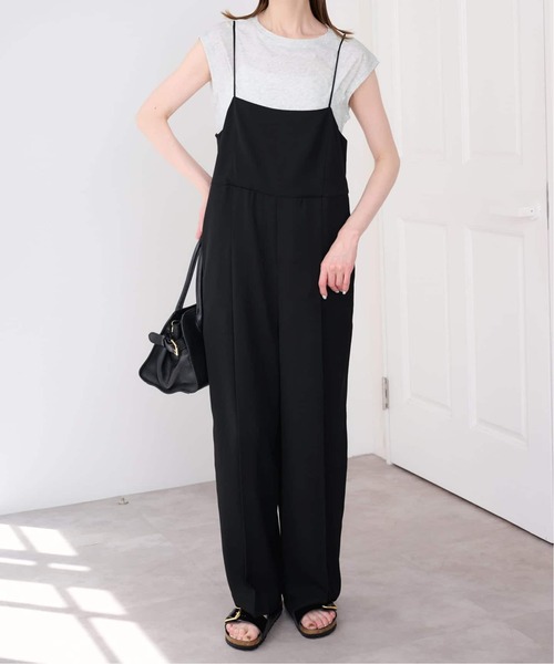 U by SPICK&SPAN(ユーバイスピックアンドスパン)の「《WEB限定 / 追加 / 2枚セット》WPL トラウザーサロペット(つなぎ/オールインワン・レディース・ブラック/モカ・36/38)」の15枚目の写真