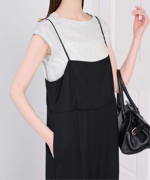 U by SPICK&SPAN(ユーバイスピックアンドスパン)の「《WEB限定 / 追加 / 2枚セット》WPL トラウザーサロペット(つなぎ/オールインワン・レディース・ブラック/モカ・36/38)」の16枚目の写真