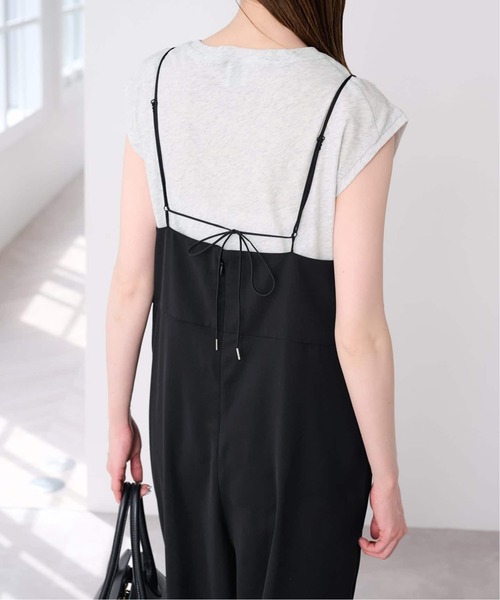 U by SPICK&SPAN(ユーバイスピックアンドスパン)の「《WEB限定 / 追加 / 2枚セット》WPL トラウザーサロペット(つなぎ/オールインワン・レディース・ブラック/モカ・36/38)」の18枚目の写真