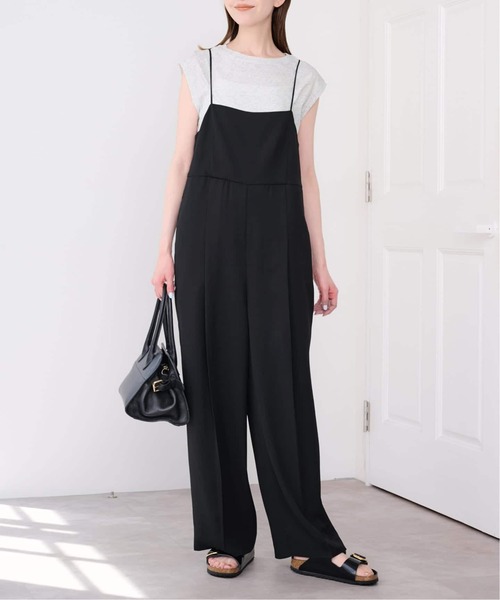 U by SPICK&SPAN(ユーバイスピックアンドスパン)の「《WEB限定 / 追加 / 2枚セット》WPL トラウザーサロペット(つなぎ/オールインワン・レディース・ブラック/モカ・36/38)」の19枚目の写真