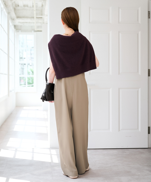U by SPICK&SPAN(ユーバイスピックアンドスパン)の「《WEB限定 / 追加 / 2枚セット》WPL トラウザーサロペット(つなぎ/オールインワン・レディース・ブラック/モカ・36/38)」の22枚目の写真
