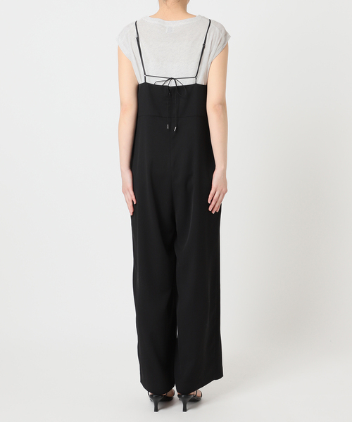 U by SPICK&SPAN(ユーバイスピックアンドスパン)の「《WEB限定 / 追加 / 2枚セット》WPL トラウザーサロペット(つなぎ/オールインワン・レディース・ブラック/モカ・36/38)」の3枚目の写真