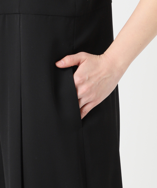U by SPICK&SPAN(ユーバイスピックアンドスパン)の「《WEB限定 / 追加 / 2枚セット》WPL トラウザーサロペット(つなぎ/オールインワン・レディース・ブラック/モカ・36/38)」の6枚目の写真