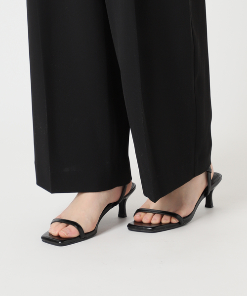 U by SPICK&SPAN(ユーバイスピックアンドスパン)の「《WEB限定 / 追加 / 2枚セット》WPL トラウザーサロペット(つなぎ/オールインワン・レディース・ブラック/モカ・36/38)」の7枚目の写真
