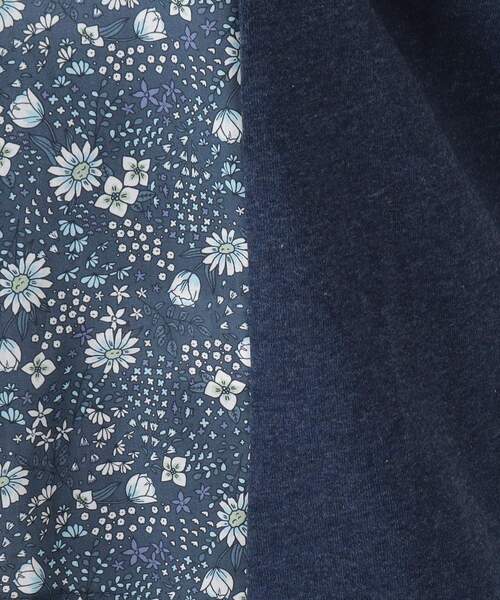 one'sterrace(ワンズテラス)の「花柄プリント 天竺切替 タンクトップ(Tシャツ/カットソー・レディース・ネイビー系5/ホワイト系9/アイボリー系8・02)」の7枚目の写真