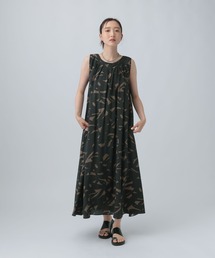 アソートタックロングノースリワンピース 859052