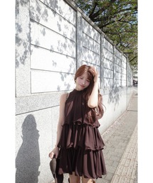 Sheer Sparkle Frill Top（シャツ/ブラウス）｜MISTREASS 