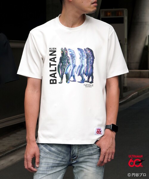 NICOLE CLUB FOR MEN（ニコルクラブフォーメン）の「【ウルトラマン】コラボTシャツ（Tシャツ/カットソー・メンズ・ホワイト/その他4/その他5/ブラック/その他3/その他2・M/XL/L/XXL）」の3枚目の写真