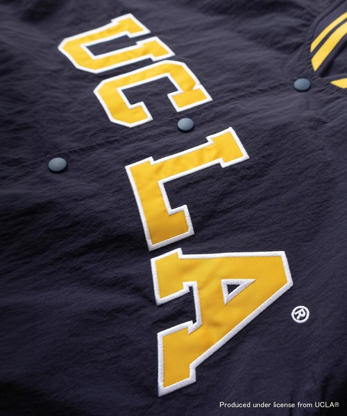 UCLA(ユーシーエルエー)の「【75】【UCLA/ユーシーエルエー】/【NUTMEG/ナツメグ】ダブルネーム スタジャンライク リブラインシャツ ドローコード(シャツ/ブラウス・メンズ・ブラック/ネイビー・M/L)」の13枚目の写真