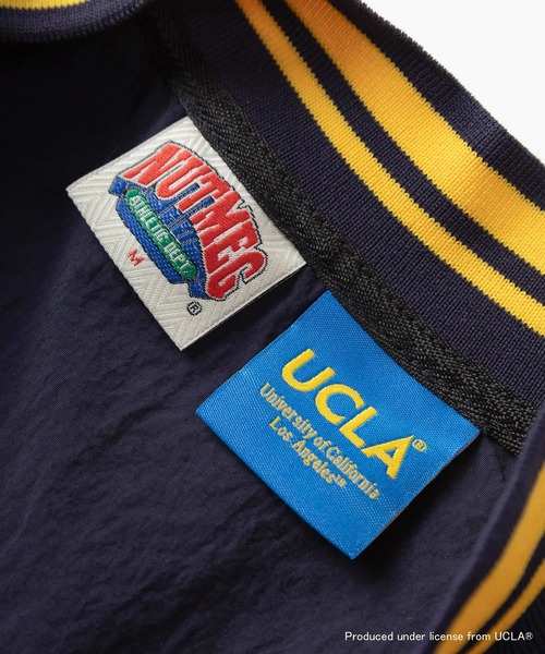 UCLA(ユーシーエルエー)の「【75】【UCLA/ユーシーエルエー】/【NUTMEG/ナツメグ】ダブルネーム スタジャンライク リブラインシャツ ドローコード(シャツ/ブラウス・メンズ・ブラック/ネイビー・M/L)」の12枚目の写真
