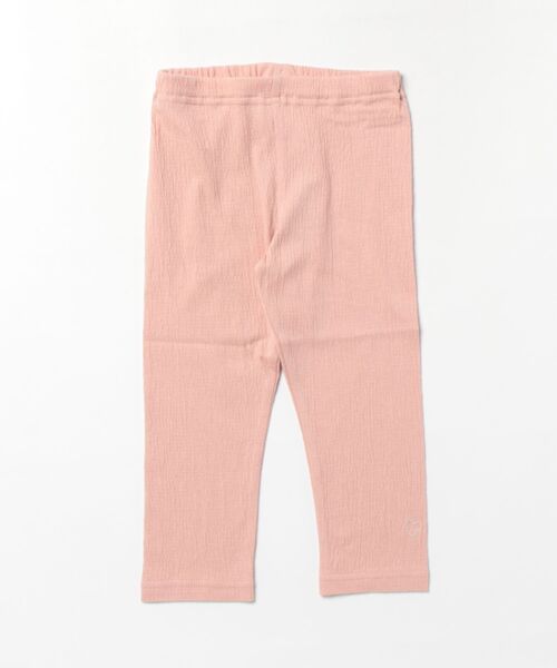 HAKKA KIDS（ハッカキッズ）の「シャーリングジャカード7分丈スパッツ（その他パンツ・キッズ・ブラック/ホワイト/サックスブルー/ピンク・S/M）」の4枚目の写真