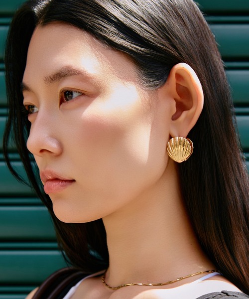 kiehtova】SHELL PIERCE/シェル ピアス KT27（ピアス（両耳用