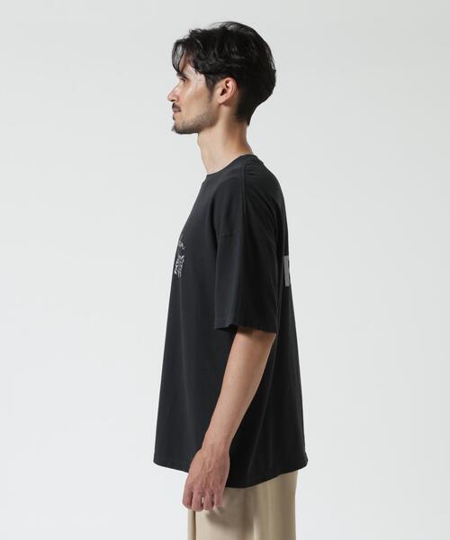 REMI RELIEF(レミレリーフ)の「REMI RELIEF(レミレリーフ) 別注20/-天竺BIGサイズTシャツ(FREEDOM) / 2026年盛夏モデル(Tシャツ/カットソー・メンズ・グレー/ブラック・M/XL/L)」の6枚目の写真