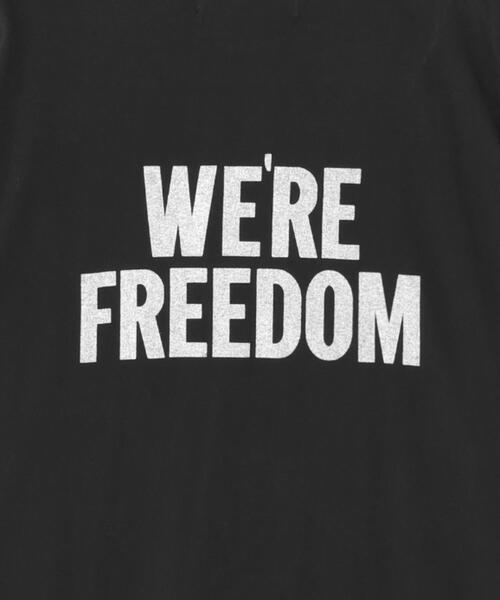 REMI RELIEF(レミレリーフ)の「REMI RELIEF(レミレリーフ) 別注20/-天竺BIGサイズTシャツ(FREEDOM) / 2026年盛夏モデル(Tシャツ/カットソー・メンズ・グレー/ブラック・M/XL/L)」の13枚目の写真