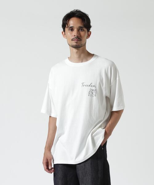 REMI RELIEF(レミレリーフ)の「REMI RELIEF(レミレリーフ) 別注20/-天竺BIGサイズTシャツ(FREEDOM) / 2026年盛夏モデル(Tシャツ/カットソー・メンズ・グレー/ブラック・M/XL/L)」の17枚目の写真