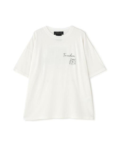 REMI RELIEF(レミレリーフ)の「REMI RELIEF(レミレリーフ) 別注20/-天竺BIGサイズTシャツ(FREEDOM) / 2026年盛夏モデル(Tシャツ/カットソー・メンズ・グレー/ブラック・M/XL/L)」の21枚目の写真